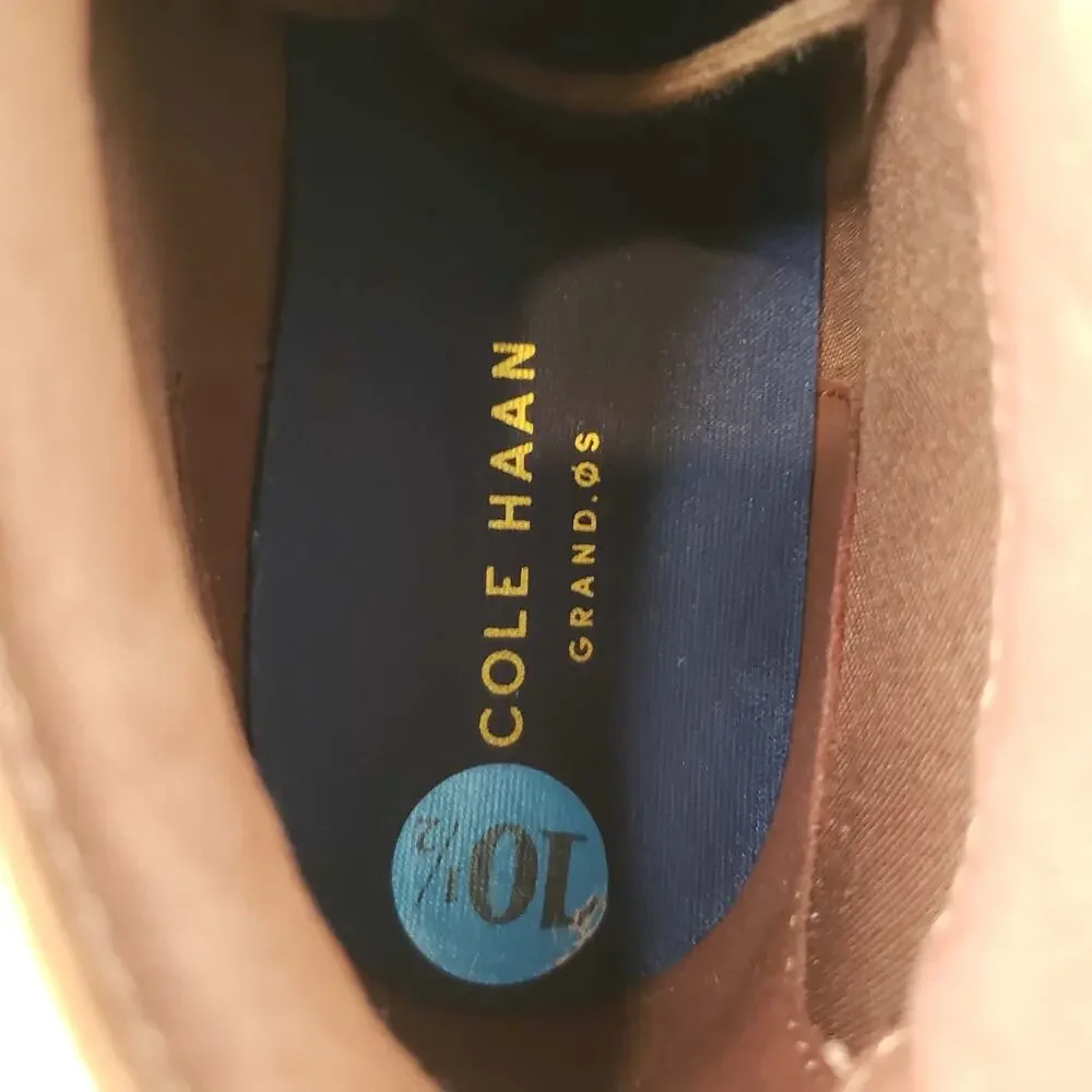 Cole Haan Mens Tour Chukka Boots Brown Leather Grand OS C29589 Size 10.5 M Shoes
